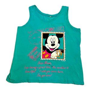 Vintage Mickey Postcard Tank
